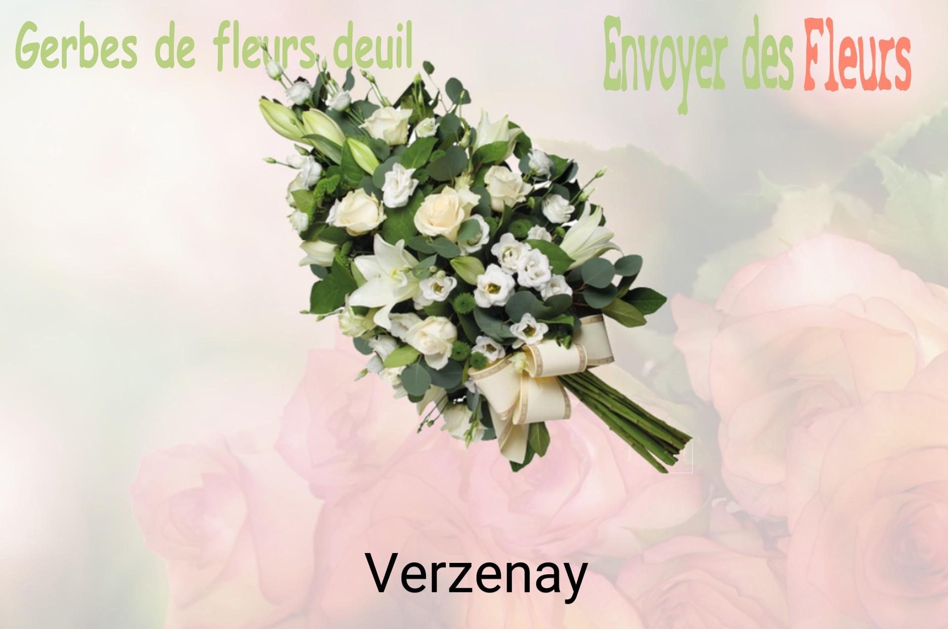 Gerbe de fleurs de deuil livrée à Verzenay